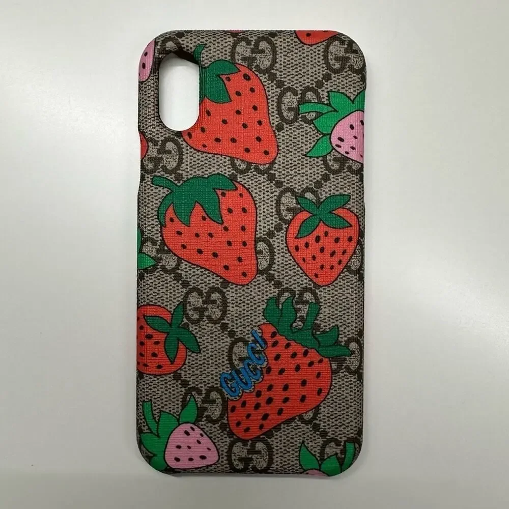 NWB | Gucci | Strawberry iPhone X/XS Case